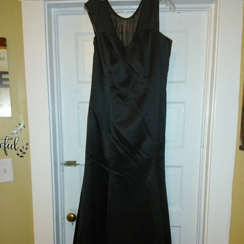 Long black formal dress